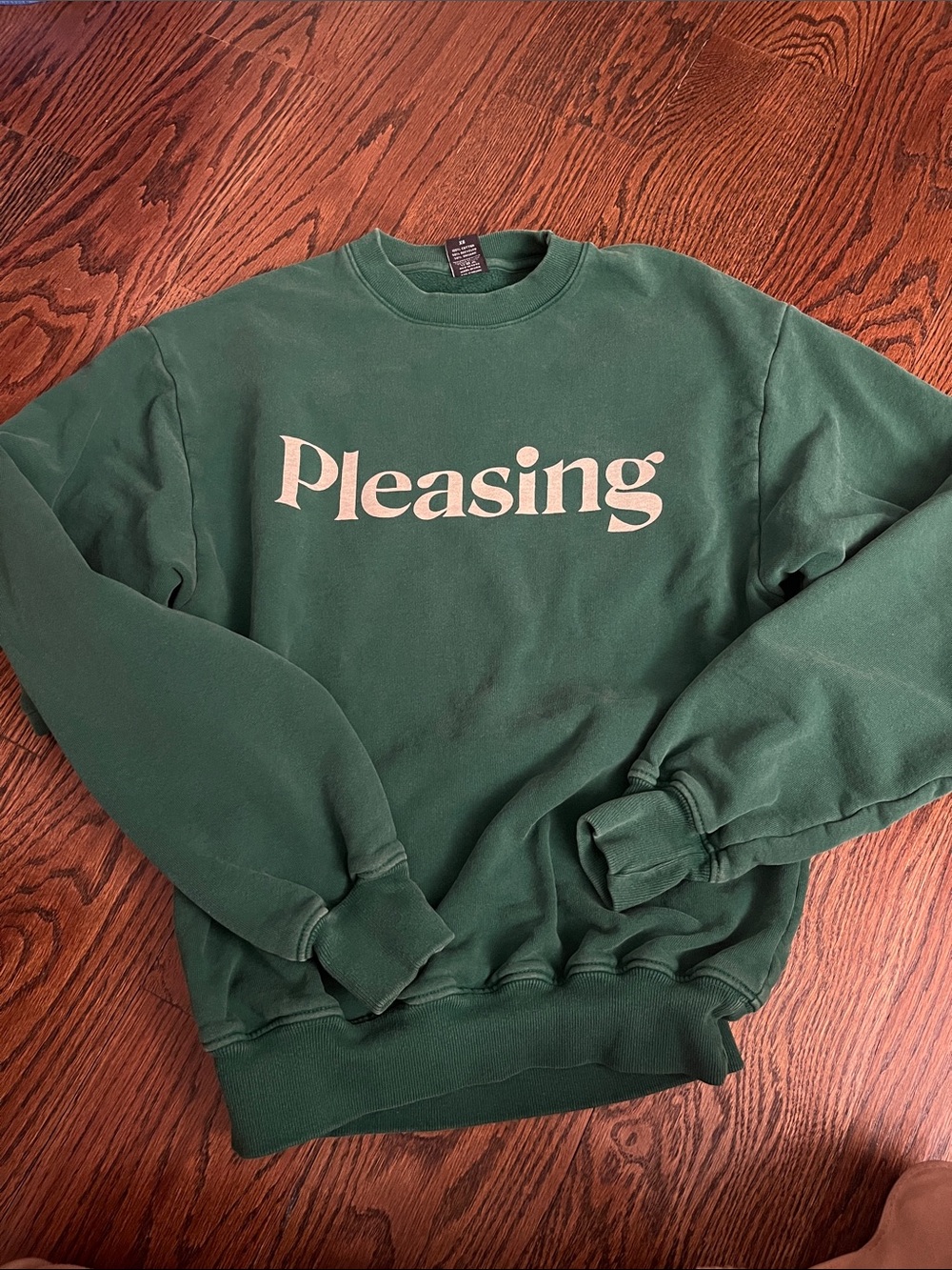 Pleasing Harry Styles Crewneck Sweatshirt - Forest Green